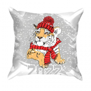3D подушка Тигр а шарфі 2022