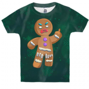 Детская 3D футболка Пряничный человечек