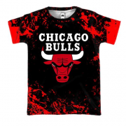 3D футболка "Чикаго Буллз"