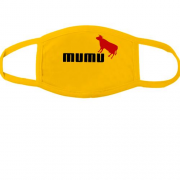 Тканинна маска для обличчя з написом "Муму" в стилі Пума