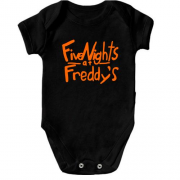 Дитяче боді Five Nights at Freddy’s (напис)