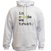 Худи без начісу In code we trust