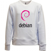 Дитячий світшот без начісу Debian