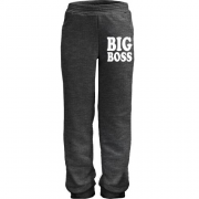 Детские трикотажные штаны для начальника "Big boss"