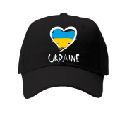 Дитяча кепка з надписью "Україна" і сердечком