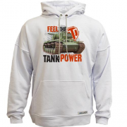 Худи без начісу WOT - Feel the tank power