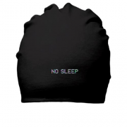Бавовняна шапка с надписью "Без сну"